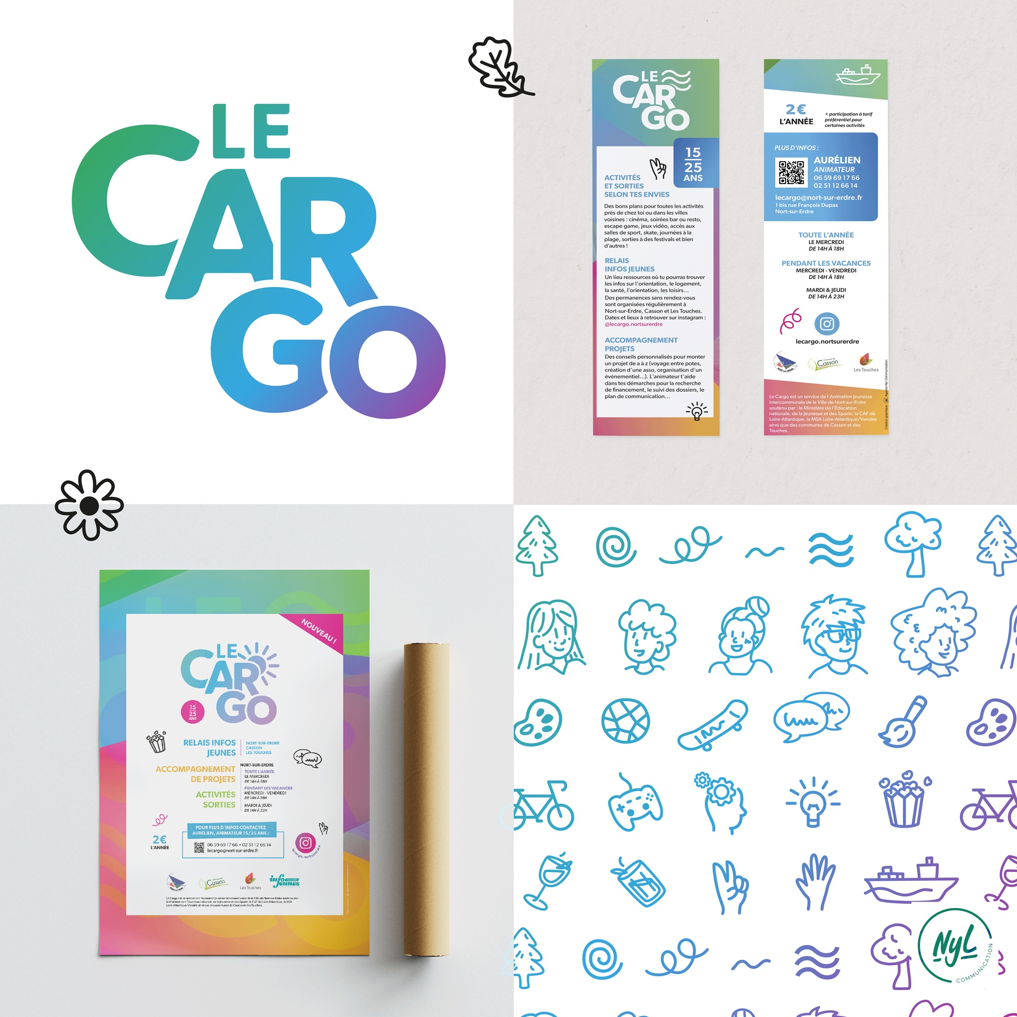 Identité visuelle – Le Cargo